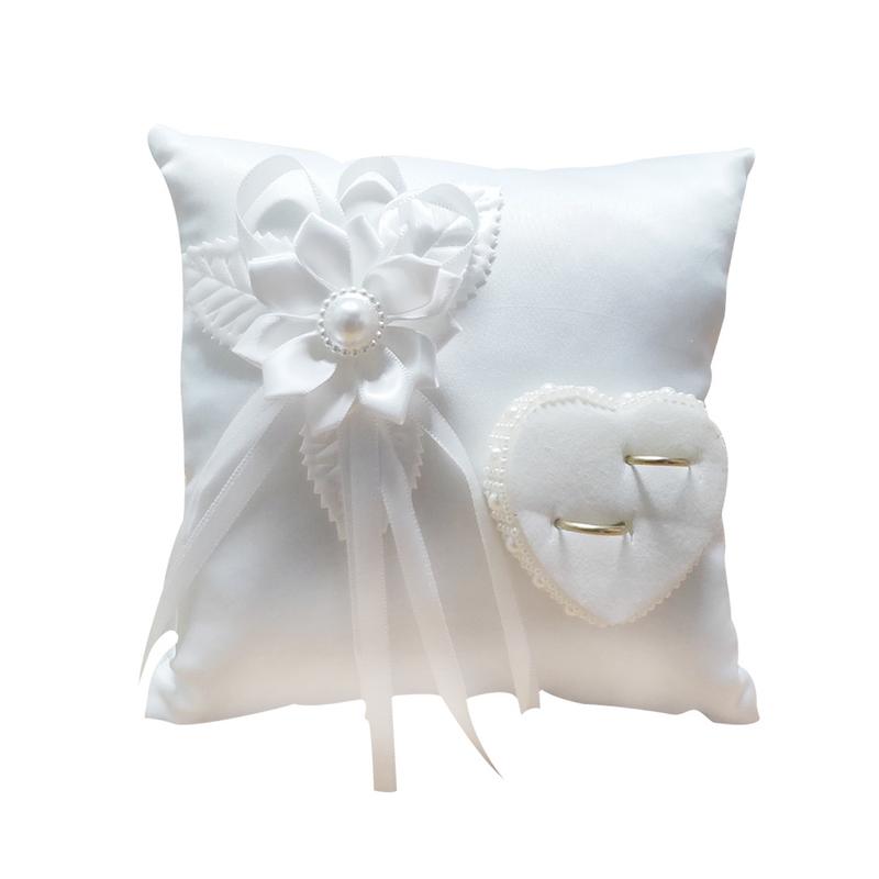 Ring Bearer Pillow - Poduszka na obrączki ślubne, europejska, romantyczna,