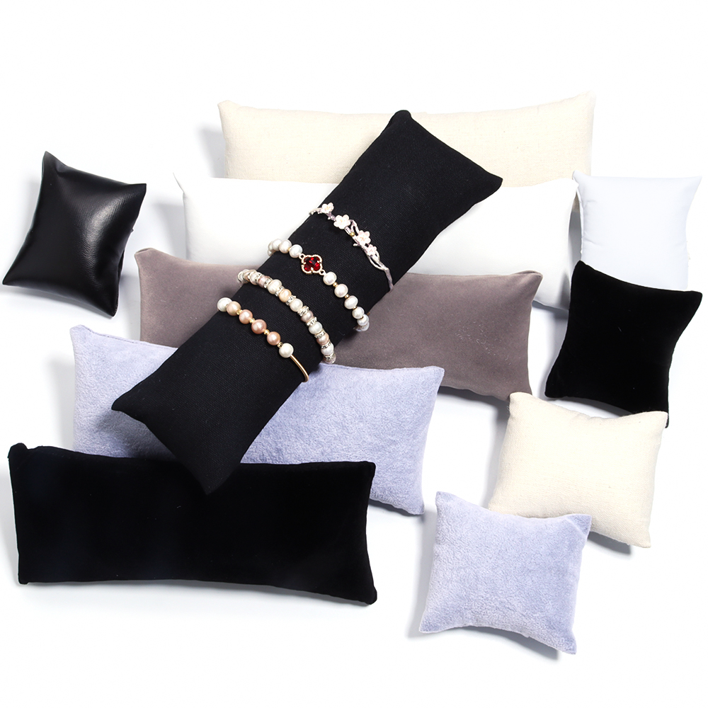 1Pc PU Leather Velvet Jewelry  – Ring Bearer Pillow recenzja i cena