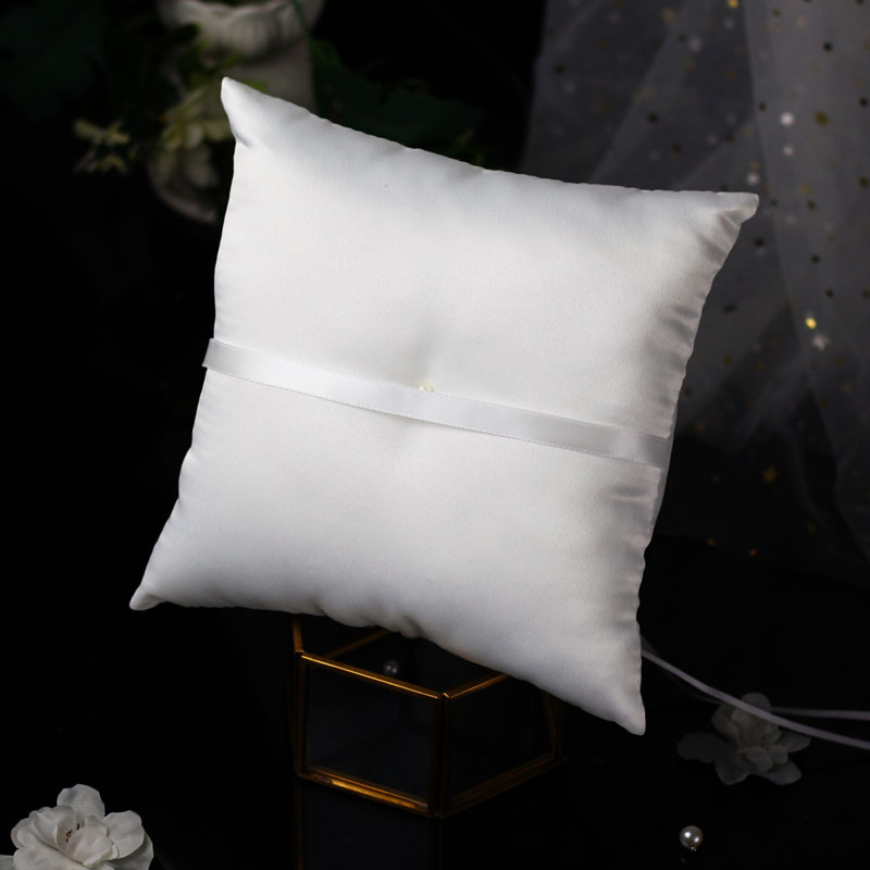 1 szt. 10*10cm musujące dżetów – Ring Bearer Pillow recenzja i cena