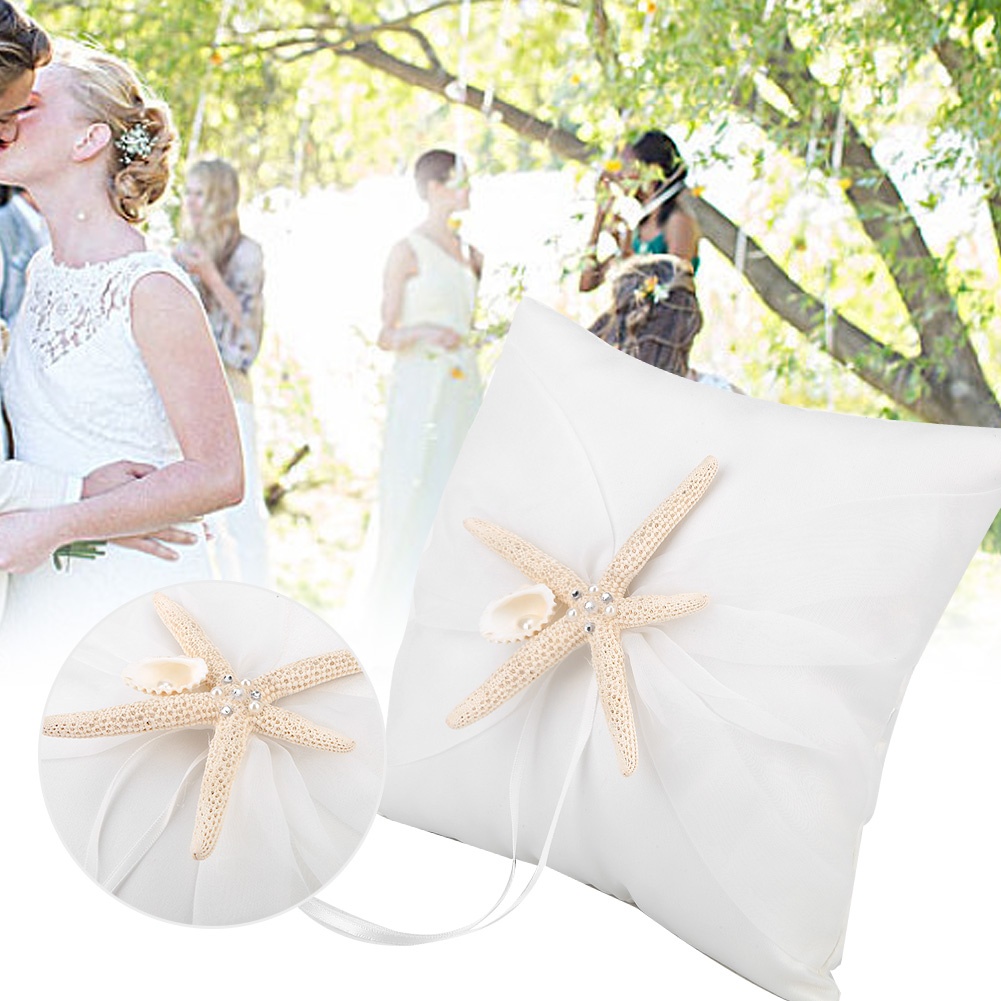 Poduszka na obrączki w kolorze – Ring Bearer Pillow recenzja i cena