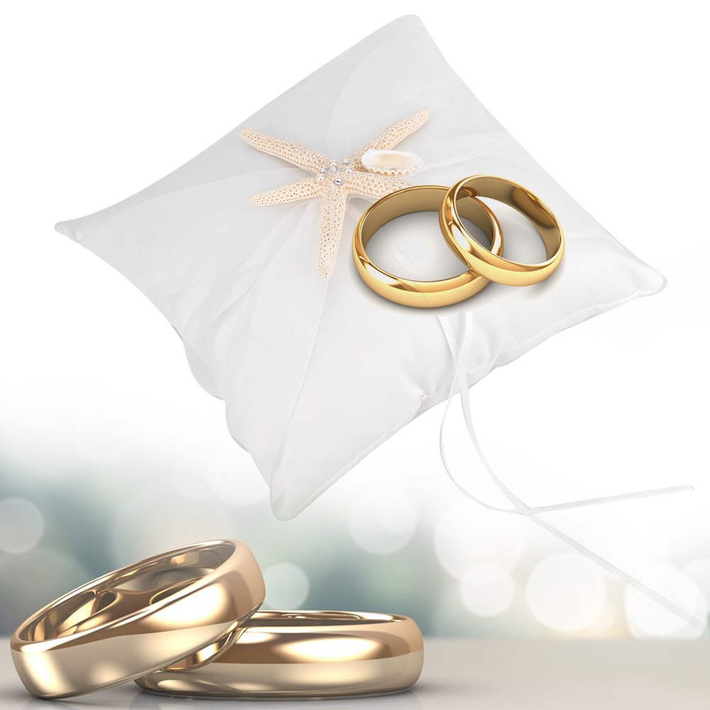 Poduszka na obrączki w kolorze – Ring Bearer Pillow recenzja i cena