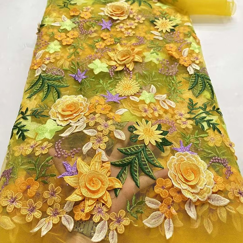90x130cm 3D Kwiatowy Haftowany – Wedding Floral Supply recenzja i cena