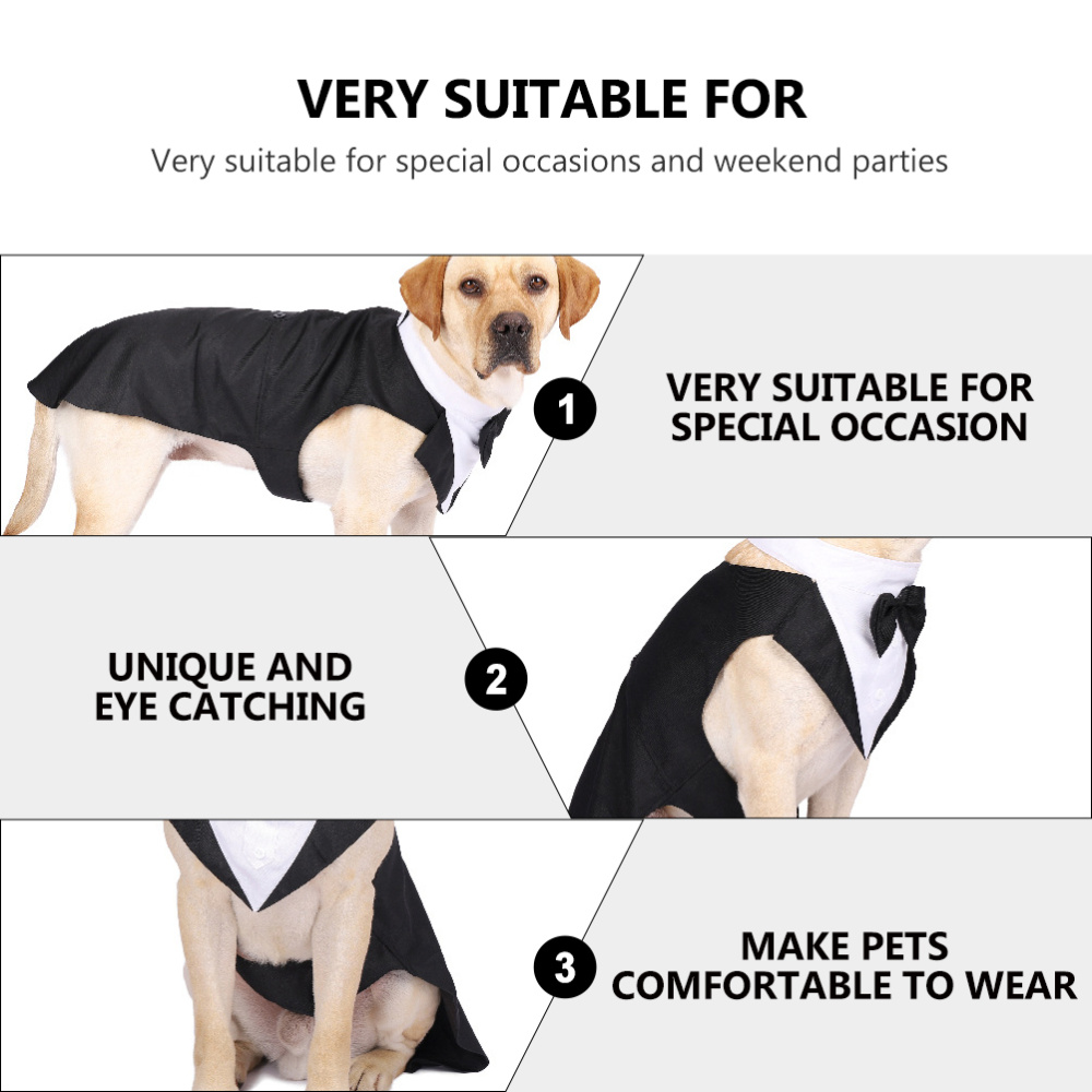 Pet Dog Clothes Fashion Party  – Suit Supply Wedding Party recenzja i cena
