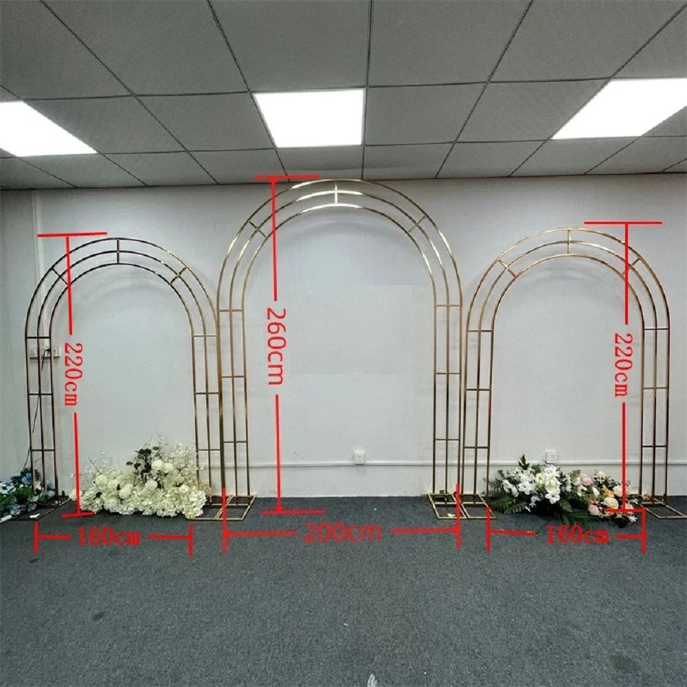 Metaliczny Złoty Stojak na Łuk – Wedding Party Supply Store recenzja i cena